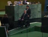 بالصور.. الرئيس الإكوادورى يشارك فى قمة الأمم المتحدة بكرسى متحرك