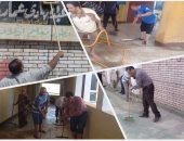 مدارسنا نظيفة وجميلة بأيدينا.. شعار مدارس المحافظات قبل بدء الدراسة