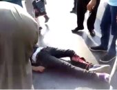 بالفيديو.. إصابة 3 أشخاص فى حادث مرورى بشارع التسعين الشمالى بالتجمع