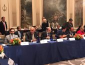 المتحدث باسم الخارجية ينشر صور مشاركة سامح شكرى باجتماع التحالف الدولى ضد داعش