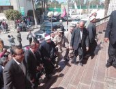 بالصور.. رئيس جامعة بنى سويف يستقبل وزير الأوقاف