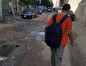 جمعية الإنقاذ البحرى: طفح الصرف الصحى أمام احدى المدارس الخاصة بالغردقة 