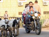 "شدوا الرحال".. فرحة أول يوم مدرسة بالعلم والعمل نبنى الوطن