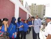 بالصور.. مدير أمن الإسماعيلية يتفقد عدداً من مدارس المحافظة