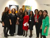 شاهد.. معرض "ألوان مصر" بمشاركة فنانات مصريات فى باريس