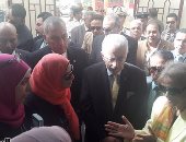 بالصور .. وزير التعليم وفايزة أبو النجا  يتفقدون المدرسة اليابانية