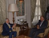وزير الخارجية يستقبل سفير إيطاليا الجديد لدى مصر