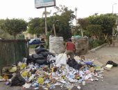 شكوى من القاء النباشون القمامة خارج الصناديق بجوار حديقة الطفل بمدينة نصر