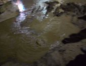 بالصور..غرق شوارع قرية الرمالى بالمنوفية بسبب كسر فى خط المياه الرئيسى
