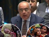 بالصور.. مصر تطالب ميانمار بوقف فورى للأعمال العسكرية ضد الروهينجا المسلمة.. مندوب القاهرة بمجلس الأمن: الآلاف تعرضوا للقتل والتطهير العرقى وأجبروا على ترك منازلهم.. أفعال الحكومة تعرض السلم الإقليمى للتهديد