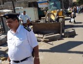 محافظة الإسكندرية تزيل اشغالات الطريق بشوارع حي وسط خلال حملة اليوم