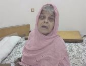 بالصور.. عجوز كفيفة تقيم بمفردها بحجرة تسكنها الفئران بالشرقية