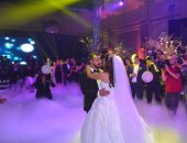 بالصور.. حماقى يحيى حفل زفاف ابنة ممدوح موسى ولطيفة وجنات تشاركان بالغناء