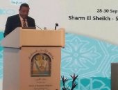 مساعد وزير الآثار يستعرض أهمية سيناء حاضنة الديانات بمؤتمر شرم الشيخ