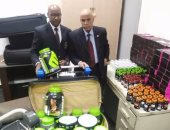 جمارك المطار تحبط تهريب 700 عبوة فيتامين مع أعضاء بعثة رفع الأثقال للمعاقين