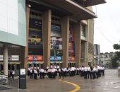 تشديدات أمنية خارج ملعب "كامب نو" قبل مباراة برشلونة ولاس بالماس