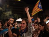 احتجاجات فى برشلونة على توقيف السلطات الإسبانية قياديين فى كتالونيا