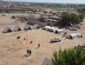 بالفيديو.. محافظ المنيا يتفقد معسكر تدريب مواجهة السيول وإيواء المضارين