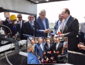 بالصور.. محلب والعصار يتفقدان مشروعات الصرف الصحى ببنى سويف.. مساعد الرئيس: المحافظة الأولى فى مواجهة مشكلات الصرف.. ووزير الإنتاج الحربى يشيد بمنظومة العمل فى مشروع "MBR" لرفع المعاناة عن الأهالى