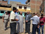 محافظ القليوبية يتفقد مشروع صوامع القمح بعرب العليقات بالخانكة