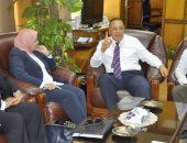 وفد من بنك الإستثمار القومى فى زيارة لجامعة قناة السويس