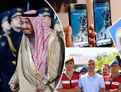 العالم هذا المساء بالصور..الملك سلمان يصل موسكو فى أول زيارة رسمية له لروسيا..المؤبد لـ42 جنديا تركيا بتهمة محاولة اغتيال أردوغان..ترامب وزوجته فى لاس فيجاس بعد المذبحة..جوجل تدشن هواتف جديدة لدخول عالم الأجهزة