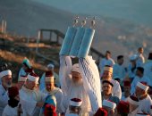 بالصور.. يهود العالم يحتفلون بعيد "المظلة" ذكرى التيه فى سيناء بعهد النبى موسى