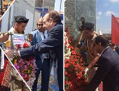 المحافظون ومديرو الأمن يحتفلون بالذكرى الـ44 لنصر أكتوبر.. وضع أكاليل الزهور على النصب التذكارية.. الموسيقى العسكرية تعزف السلام الوطنى وسلام الشهيد.. والمحافظون يؤكدون: مساندة الجيش للشعب مستمرة حتى الآن