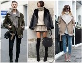 اعرفى إيه هو الـ shearling jacket وإزاى تلبسيه بطرق مختلفة فى الخريف