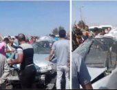 أهالى قرية بشربين يستغيثون بسبب طريق الموت