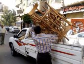 إزالة اشغالات الطريق بمحرم بك و شارع سعد وصفية زغلول بوسط الإسكندرية 