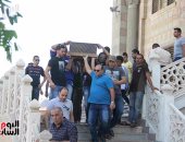 وصول جثمان الممثلة داليا التونى إلى مسجد الحصرى بأكتوبر
