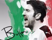 بوفون يعادل الدعيع ويقترب من أحمد حسن وحسام حسن فى المشاركات الدولية