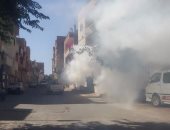 لمواجهة حمى الضنك .. فرق تطهير من القابضة للمياه ومحافظات الصعيد لمساعدة البحر الأحمر ..تغيير وتطهير أكثر من 400 خزان مياه.. ومديريات "الصحة والطب البيطرى والزراعة" تبدأ خطة المواجعة برش المبيدات الكيماوية