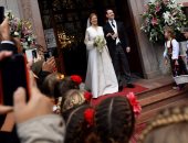 بالصور.. حفل زفاف ضخم للأمير فيليب وعروسه" دانيكا مارينكوفيتش" بصريبا