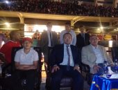  وزير الرى يشاهد مباراة مصر والكونغو مع وفود 50 دولة عربية وإفريقية 