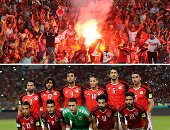 بعد 28 سنة غياب عن المونديال لاعبو منتخب مصر يحتفلون بالتأهل لكأس العالم روسيا 2018
