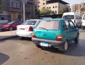 زحام مرورى أمام ماسبيرو بسبب اصطدام سيارة برصيف كورنيش النيل 