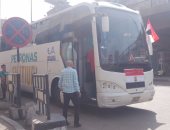 الجماهير تستعد للانطلاق إلى برج العرب بأعلام مصر من ميدان لبنان