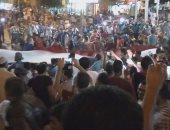 بالصور فرحة جماهير أسوان والوادى الجديد احتفالا بفوز المنتخب 