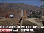 ننشر فيديو بناء الجدار الأمريكى على الحدود المكسيكية