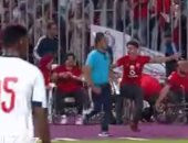 تداول فيديو لمشجع بقدم واحدة يرقص احتفالا بتأهل المنتخب المصرى لكأس العالم