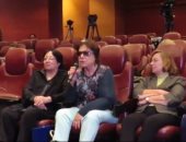 بالفيديو.. سميحة أيوب : مينفعش تشوف صفية العمرى الا ولازم تبوسها.. والأخيرة تبكى