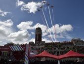 بالصور.. تايوان تحتفل بالعيد الوطنى بإطلاق ألعاب نارية فى السماء