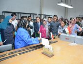 انطلاق الفوج الثالث من شباب الجامعات المصرية لزيارة مصانع الإنتاج الحربى