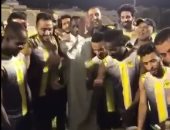 بالفيديو.. اتحاد جدة يحتفل بكهربا بعد وصول الفراعنة إلى المونديال 