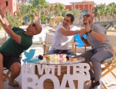 شاهد أبرز المواقف الكوميدية التى وقعت فيها هند صبرى وآسر ياسين وأحمد مالك فى TwitterBoat