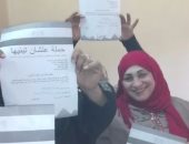 بالصور.. المشاركات فى ندوت "حب الوطن" التوعوية يوقعن استمارة "علشان تبنيها"