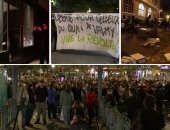 اندلاع أعمال شغب فى باريس بعد حبس متظاهرين حرقوا سيارة شرطة