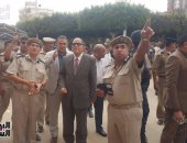 بالصور.. مدير أمن كفر الشيخ يتفقد ساحة ابراهيم الدسوقى 
